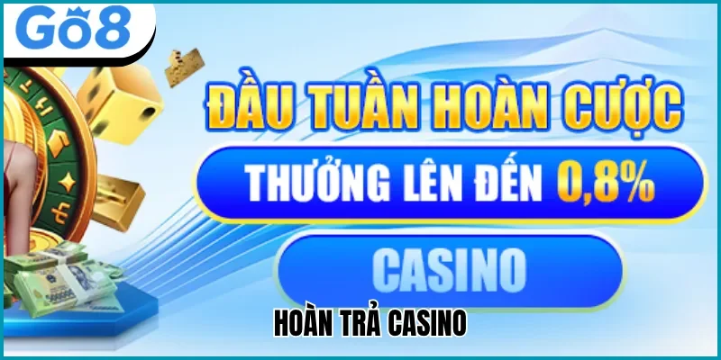 Hoàn trả tiền sảnh casino theo tuần